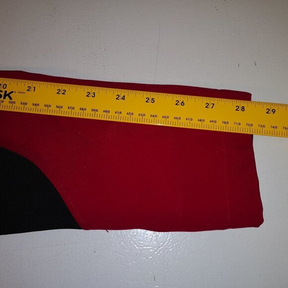 Free Country Ladies Size Small Red w/ Black Fleece Lined Full Zip Hooded Jacket - Picture 10 of 12